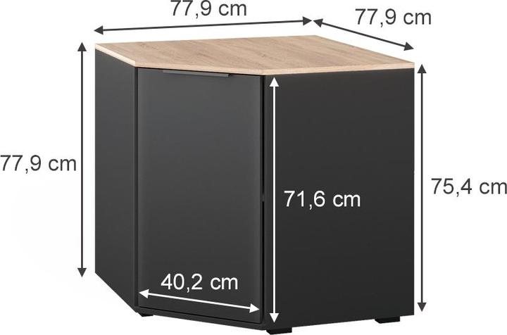 Produktbild Vicco Betti (78 x 78 x 78 cm)