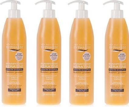 Actual product image Byphasse SUBLIM PROTECT champú queratina 250 ml (250 ml, Liquid shampoo)