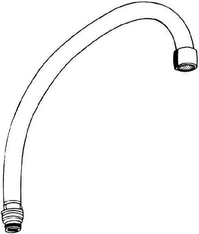 Productafbeelding Grohe HU uitlaat COSTA Ausldg 185mm 5 stuks chr