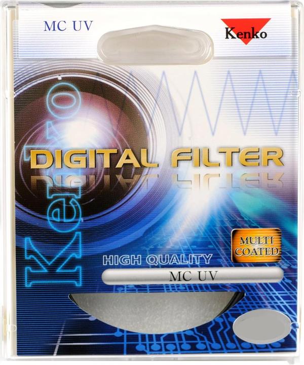 Immagine prodotto Kenko KEDMCUV55 Filtro per obiettivi Filtro per telecamere ultraviolette (UV) (55 mm, Filtro UV, 55 mm)
