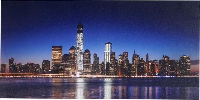 Produktbild Swisshandel24 LED-Bild, Leinwandbild Leuchtbild Wandbild, Timer - 100x50cm One World Trade Center - 61300 (50 x 100 cm)