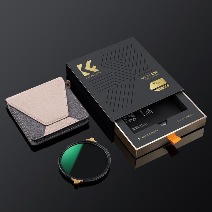 Image du produit K&F Concept Filtre Concept ND2-ND32 Nano X Pro Copper Frame - 72mm