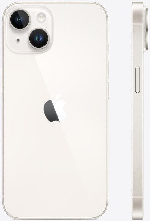 Actual product image Re!commerce iPhone 14 (128 GB, Starlight, White, 6.10", 12 Mpx, B / Very good)