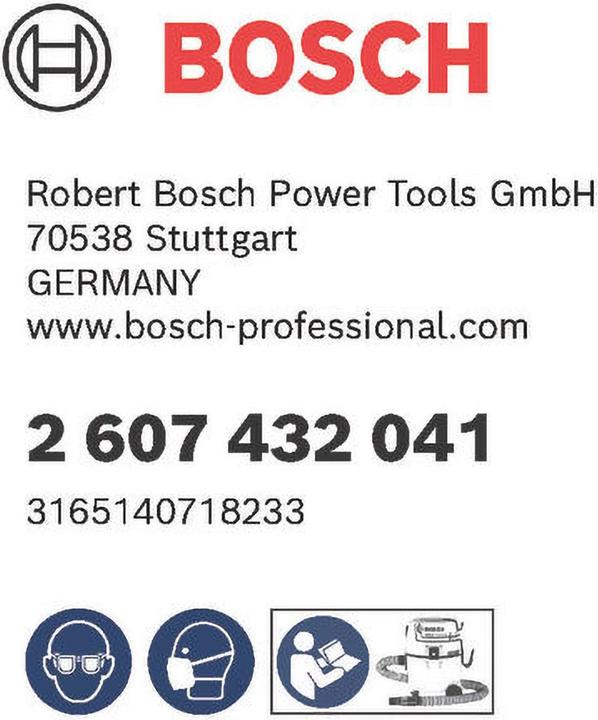 Produktbild Bosch Professional Zubehör Polytetraflourethylen-Flachfaltenfilter. Für Staubsauger