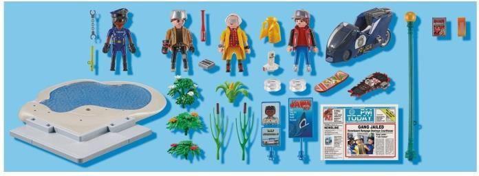 Actual product image Playmobil Back to the Future Part II Pursuit with Hoverboard (70634, Playmobil Back to the Future)