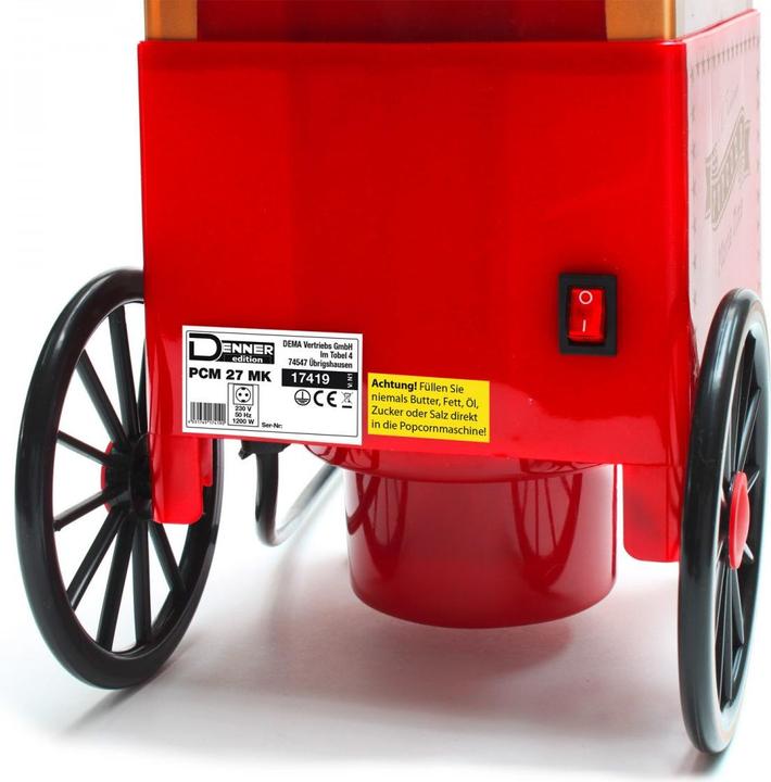 Produktbild Dema Popcornmaschine Popcornmaker 'Nostalgie'