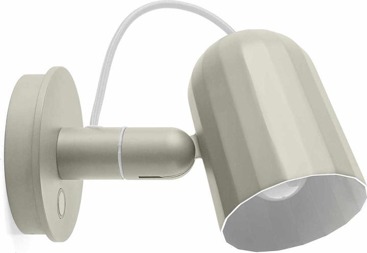 Actual product image HAY Noc Button wall light Off-white (470 lm, E14)