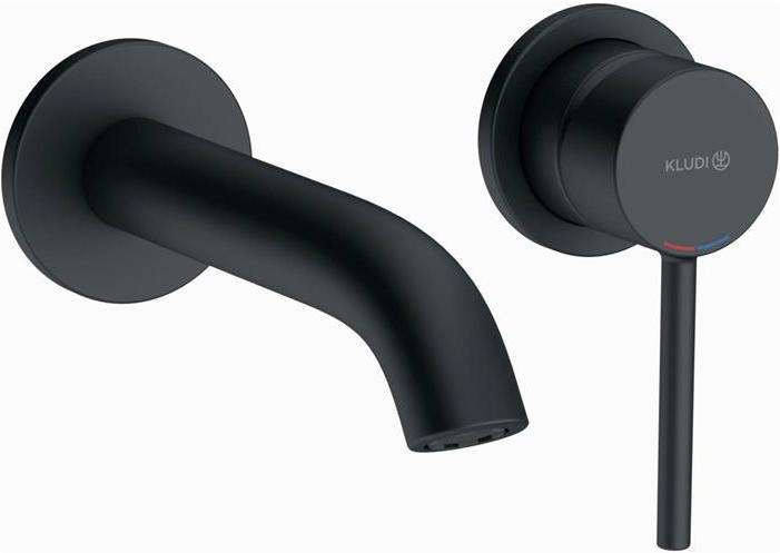 Actual product image Kludi BOZZ concealed two hole wall mounted basin mixer, spout 18 cm