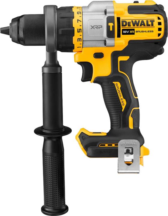 Actual product image DeWalt DCD 999 M2 cordless impact drill 18 V 95 Nm brushless + 2x rechargeable battery 4.0 Ah + charger (Rechargeable battery operated)