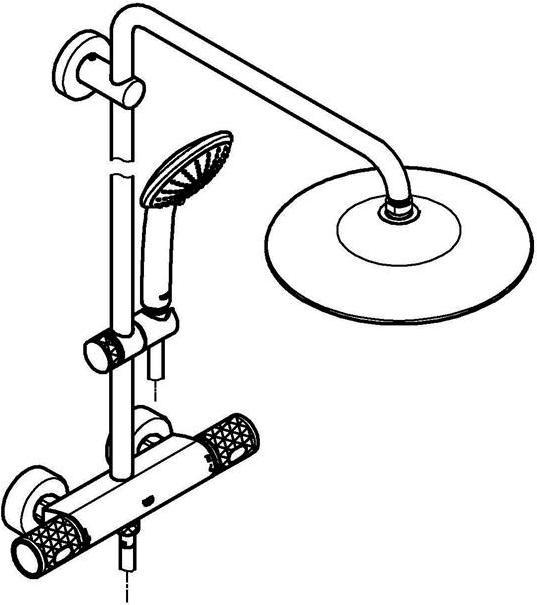 Immagine prodotto Grohe Sistema doccia EUPHORIA SYSTEM 260 con miscelatore termostatico cromato