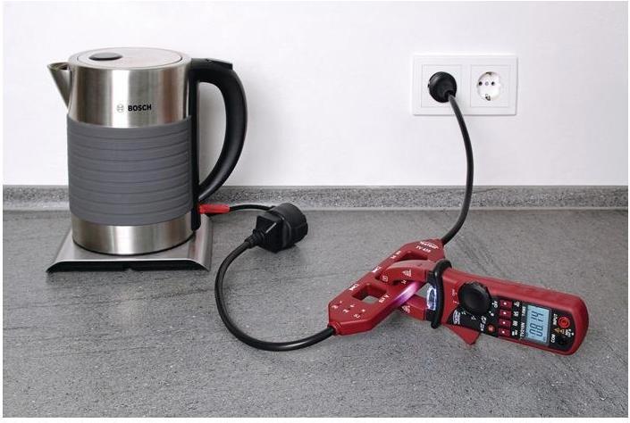 Actual product image Testboy Current measuring adapter TV 435 Load current/differential/leakage current measurement (CAT III 300V)