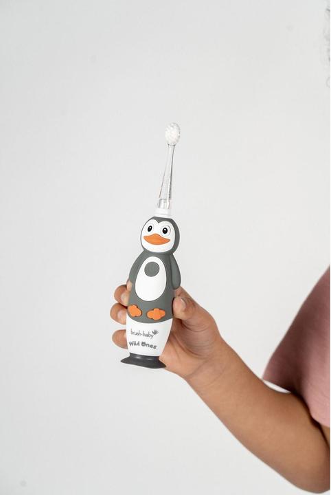Image du produit Brush-Baby Brosse à dents électrique rechargeable Pingouin (Brosse à dents sonique)
