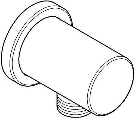 Immagine prodotto Grohe Raccordo a parete piegato Doccia a pioggia 1/2" rd Ros ha graph piegato