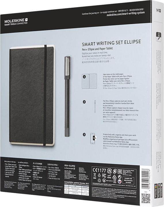 Actual product image Moleskine Smart Writing Set Ellipse (A5, Lined, Hardcover)