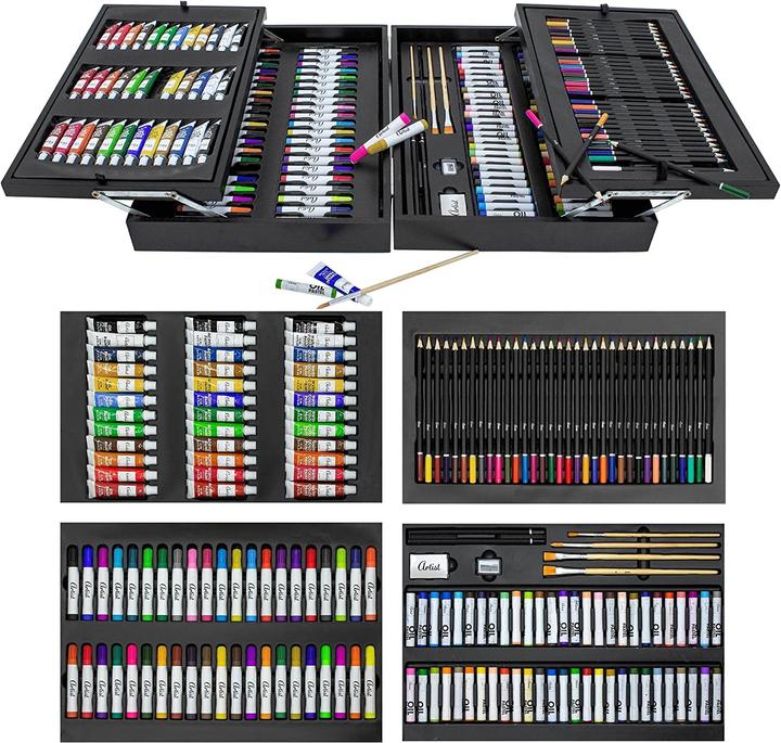 Produktbild ECD Germany Malkoffer 174 tlg.