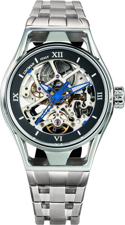 Immagine prodotto Locman Italia Orologio da uomo Montecristo Skeleton Automatic Ref. 0538 (Orologio da polso analogico, 42 mm)