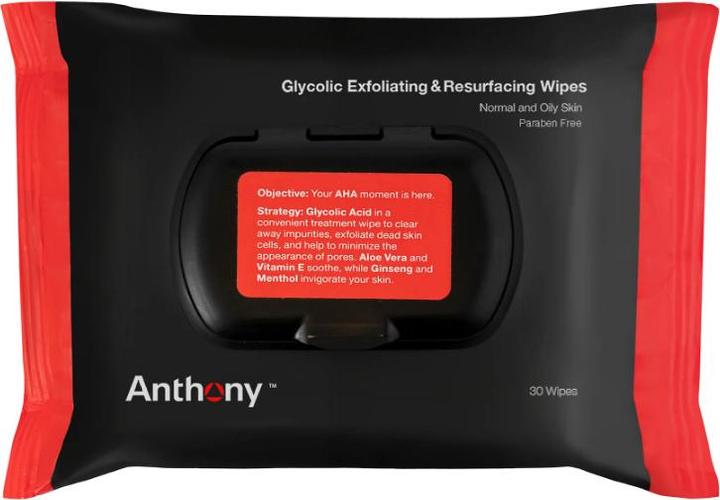 Actual product image Anthony Glycolic exfoliating wipes (Exfoliation, 30 ml)