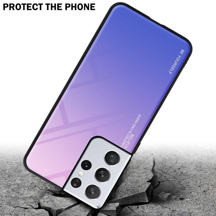 Actual product image Cadorabo TPU 2 colors glass envelope (Samsung Galaxy S22 Ultra)