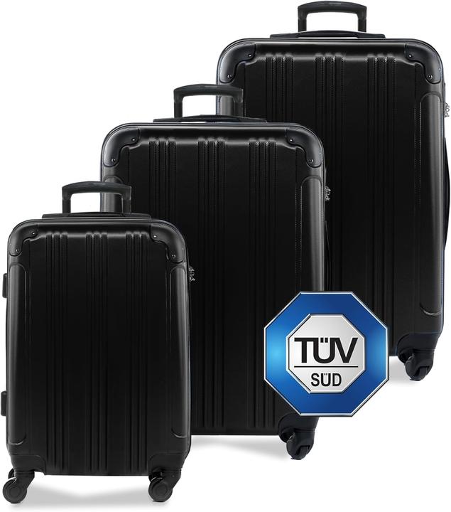 Image du produit Fergé Set de valises 3 pièces QUÉBEC (Bagage à main (jusqu'à 50l), M (50 - 90l), L (90 - 115l))