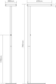 Actual product image Nobile NOBI LED Floor Lamp (8800 lm)