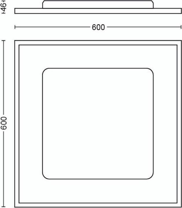 Produktbild Philips Hue Aurelle Basis BT (3550 lm)