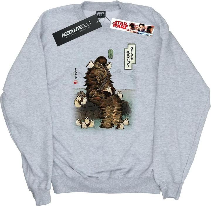 Star Wars The Last Jedi Japanese Chewbacca Porgs Sweatshirt