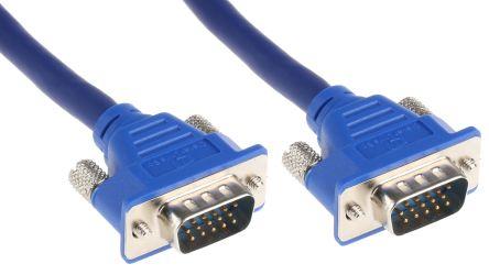 Produktbild Rs Pro VGA-Kabel Blau, Male / Male, 15m (15 m, VGA)
