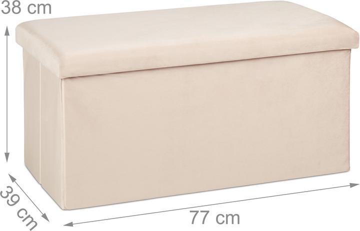 Actual product image Relaxdays Storage Bench (77 cm)