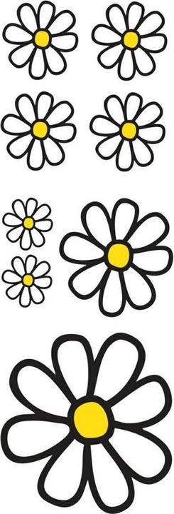 Actual product image Simoni Racing Sticker Flowers Flower