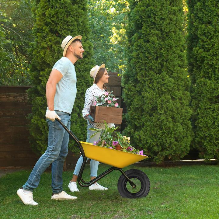 Actual product image Relaxdays Wheelbarrow wheel