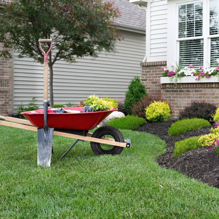 Actual product image Relaxdays Wheelbarrow wheel