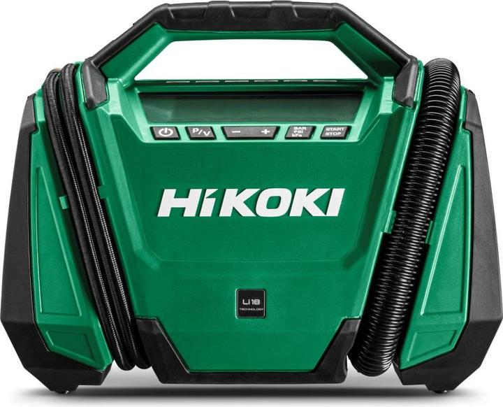 Produktbild Hikoki UP18DAW4Z Multivolt Akku-Kompressor 11 Bar 16L/min ohne Batterien und Ladegerät (11 Bar, 16 l)