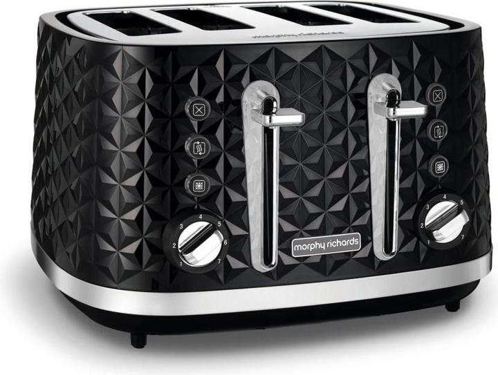 Productafbeelding Morphy Richards Toster na 4 kromki Vector czarny