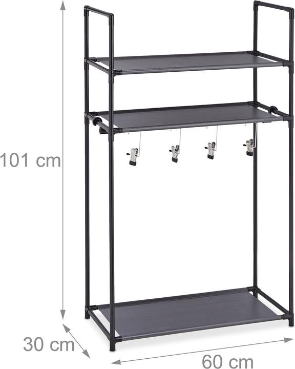 Actual product image Relaxdays Baylee (60 x 30 x 101 cm)