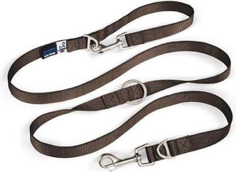Actual product image Curli Adjustable nylon lead brown M (M, Dog)