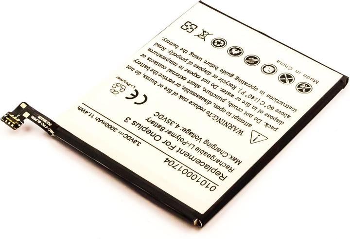 Immagine prodotto AGI Batteria compatibile con OnePlus 3 Dual SIM - Batteria - 3.000 mAh