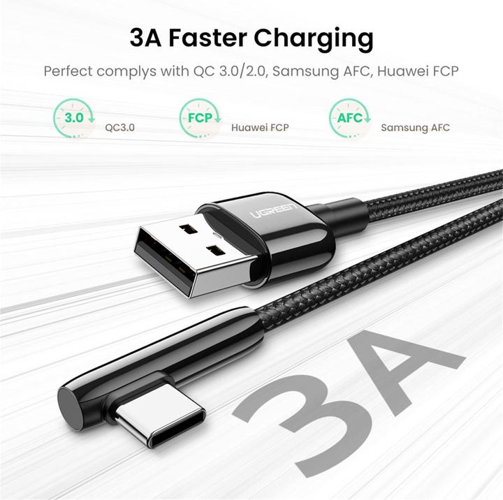 Actual product image Ugreen USB A — USB C (2 m, USB 2.0)