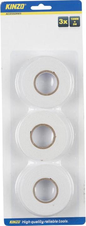 Produktbild Kinzo Tape double sided 18mmx1,6mmx2 (18 mm)