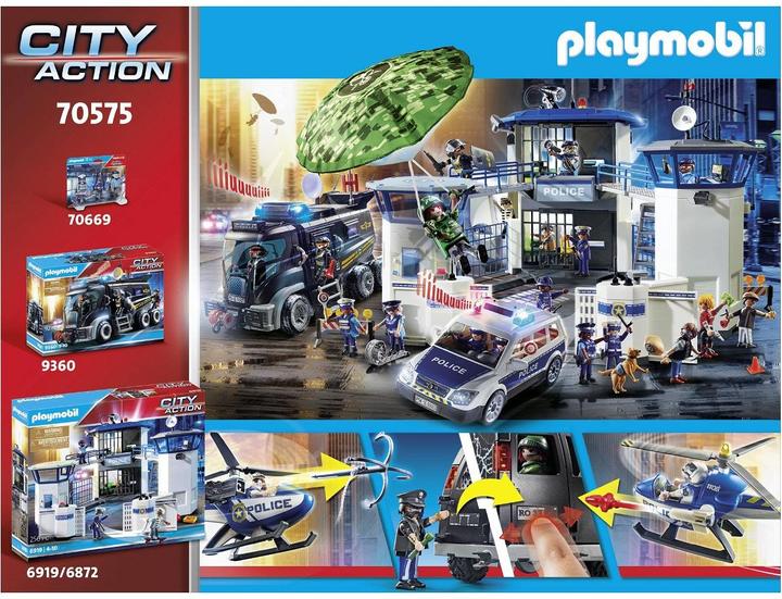 Actual product image Playmobil 70575 Police helicopter chase (70575, Playmobil City Life)