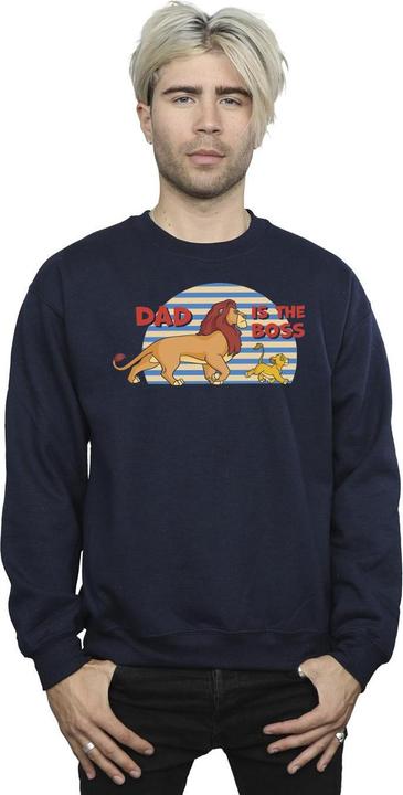 Actual product image Disney Mens The Lion King Dad Boss Sweatshirt (L)