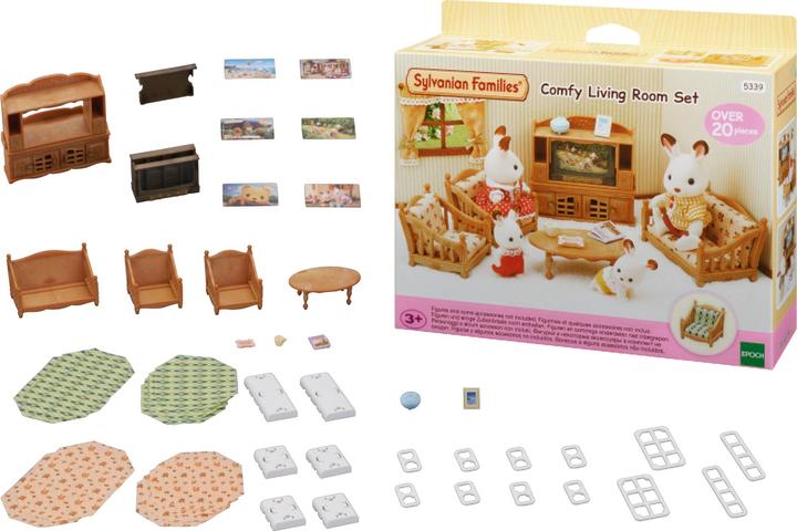 Actual product image Sylvanian Families Country house living room