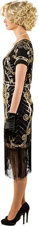 Image du produit Orlob Robe à paillettes pour femme, années 20 (S/M)