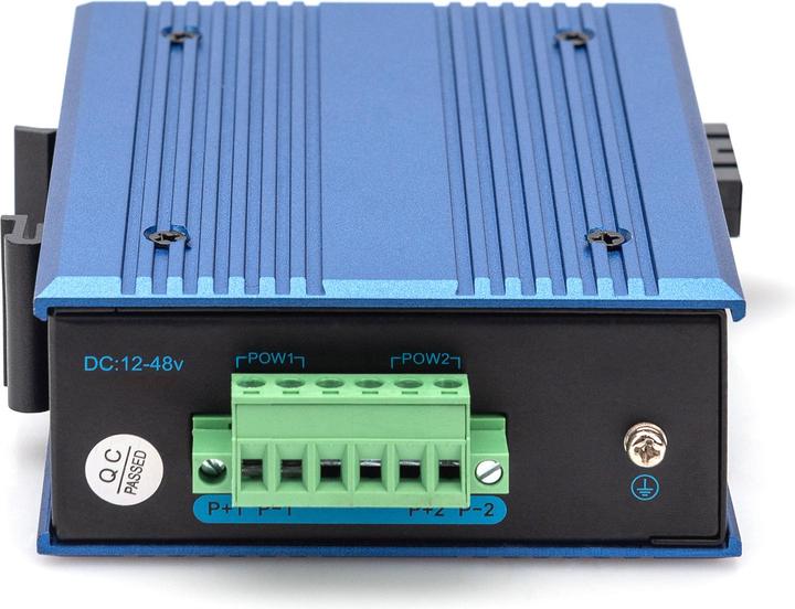 Produktbild Digitus 10/100/1000 Base-TX to 1000 Base-FX Industrial Media Converter (2 Ports)