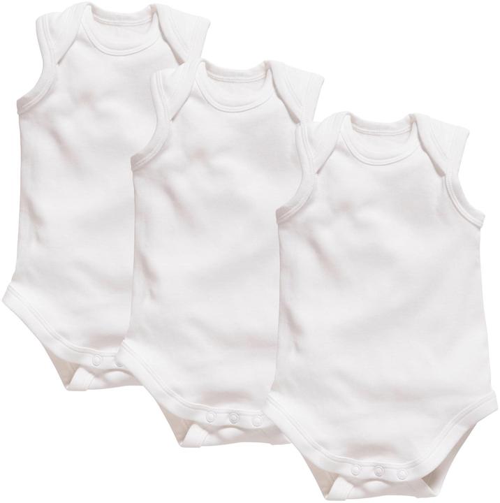 Actual product image Schnizler Pack of 3 sleeveless body uni (74, 80)