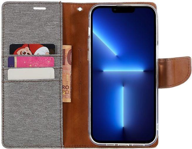 Actual product image Goospery Canvas Diary Series (Apple iPhone 14 Pro)