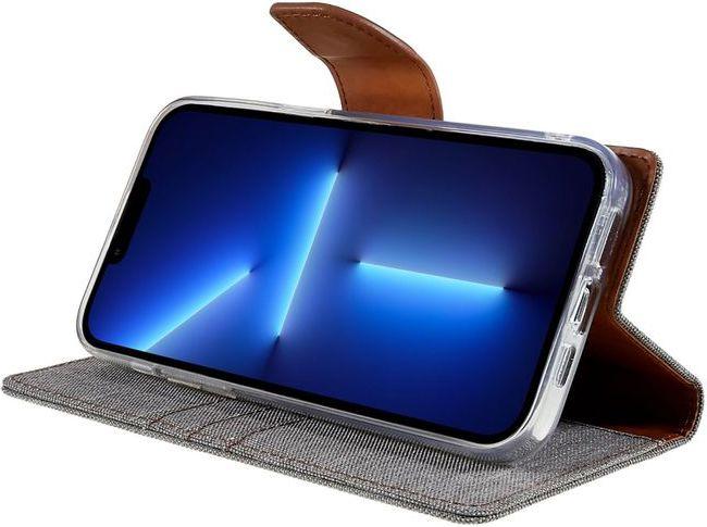 Actual product image Goospery Canvas Diary Series (Apple iPhone 14 Pro)
