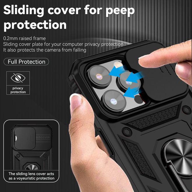 Actual product image MU Classic Kickstand Slide Cam Series (Apple iPhone 14 Pro Max)