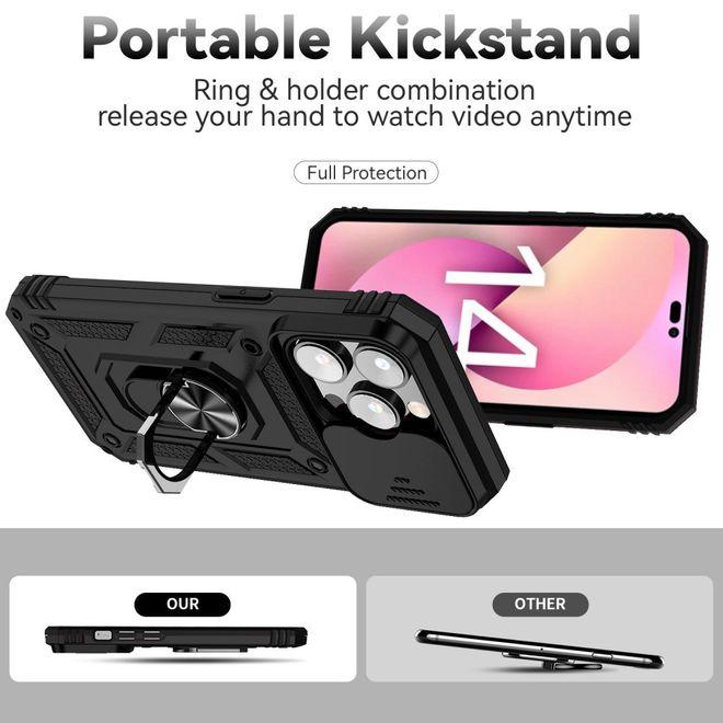 Actual product image MU Classic Kickstand Slide Cam Series (Apple iPhone 14 Pro Max)