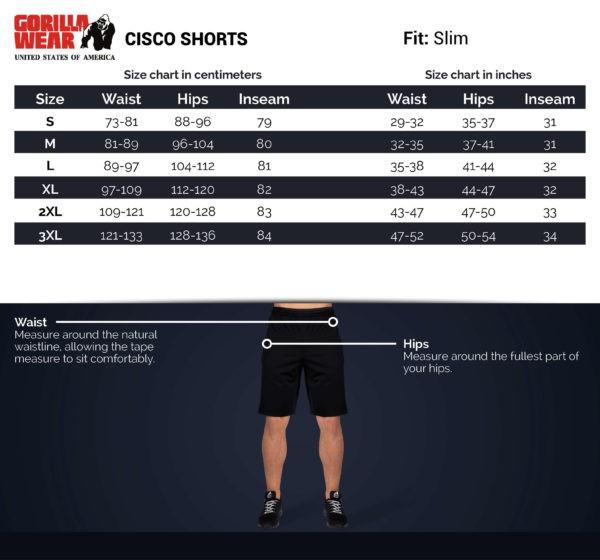 Produktbild Gorilla Wear Cisco Shorts Black/White