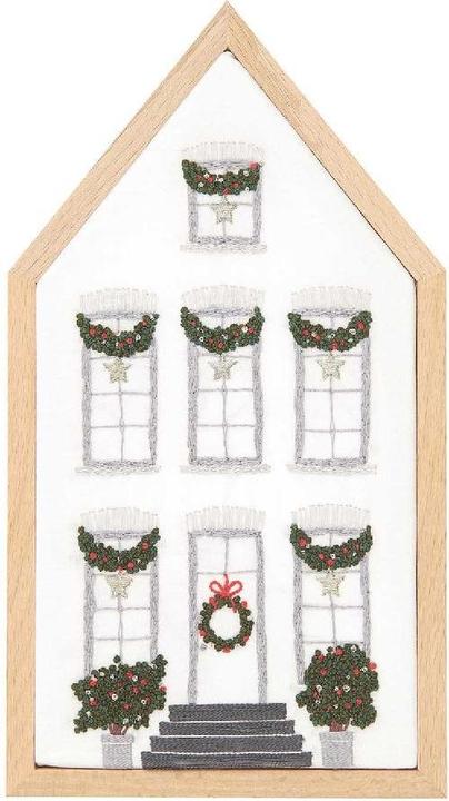 Produktbild Rico Design Stickpackung Vorgezeichnet, Haus.100191
